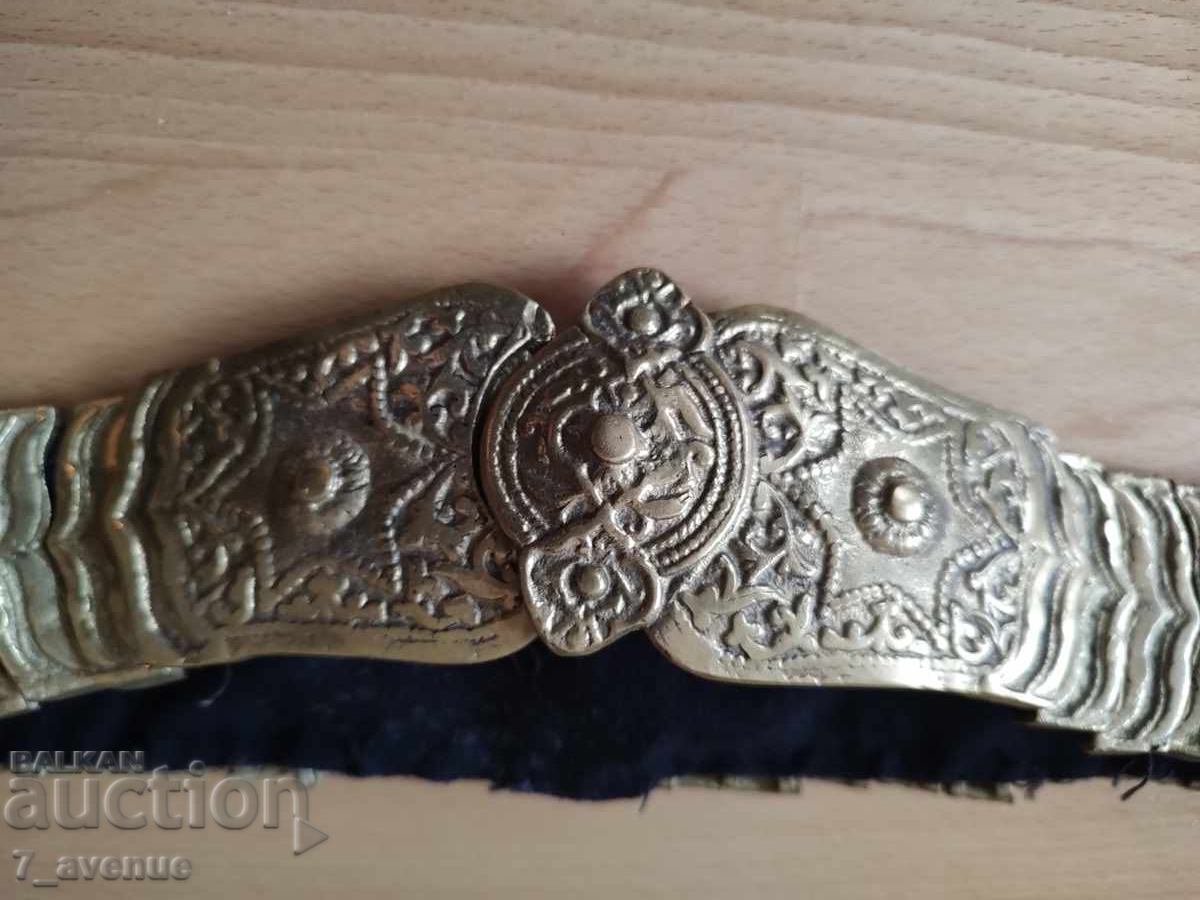 Old belt for folk costume, buckles, ethno 2.01.26 - 6 Old belt for folk costume, buckles, ethno 2.01.26 - 6