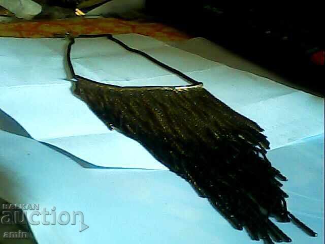 Colier frumos pentru costum popular, placat cu aur Colier frumos pentru costum popular, placat cu aur