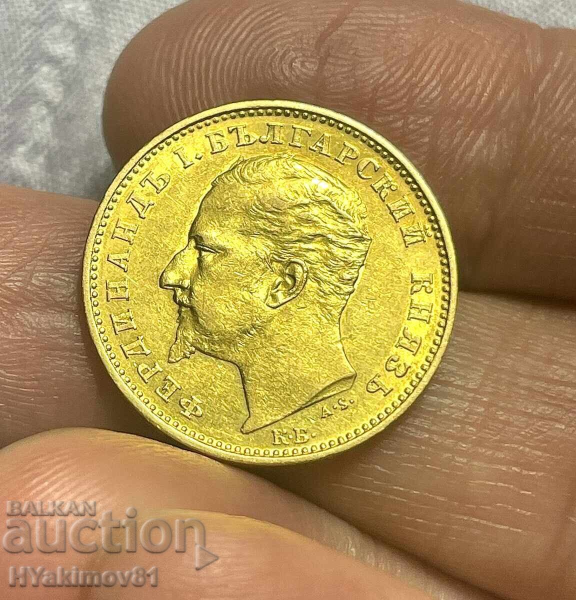 20 gold leva from 1894