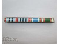 НРБ Соц нагръдна орденска лента колодка за униформа 4 бр.