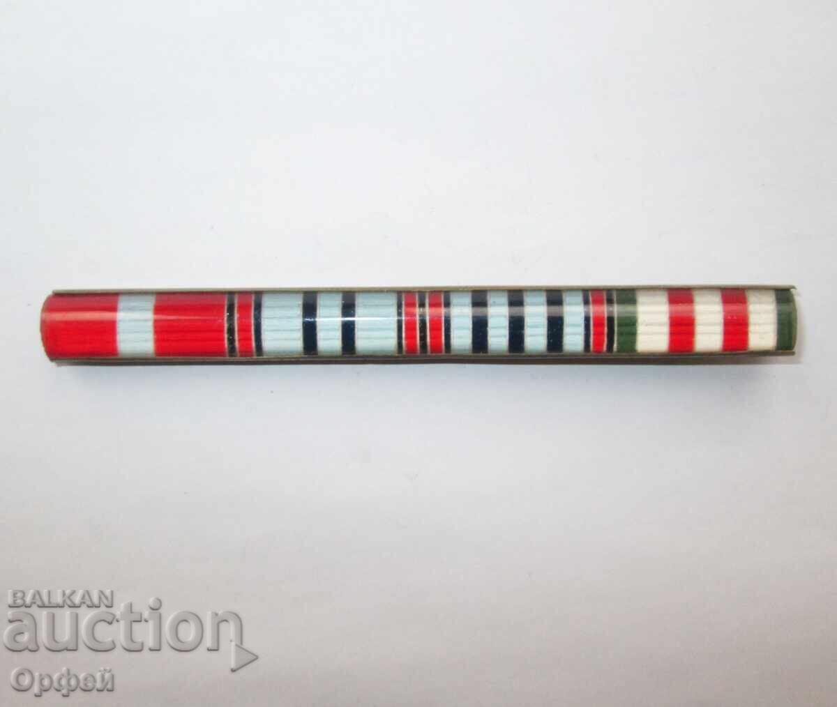 НРБ Соц нагръдна орденска лента колодка за униформа 4 бр.