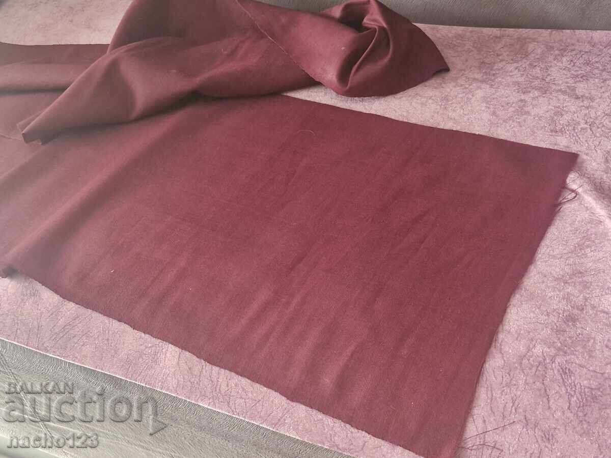 Centură veche roșie din lână - 8 metri - 5