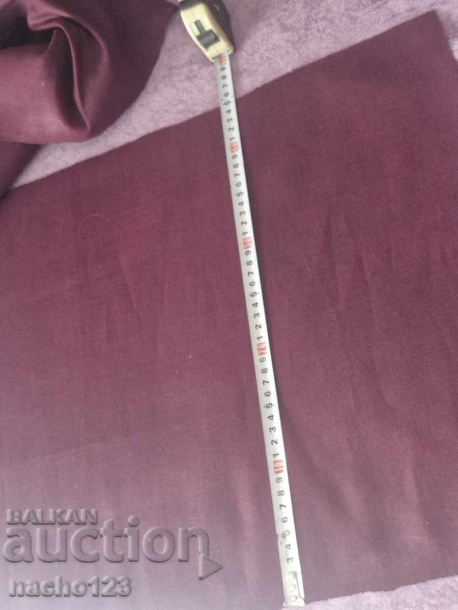 Centură veche roșie din lână - 8 metri - 6