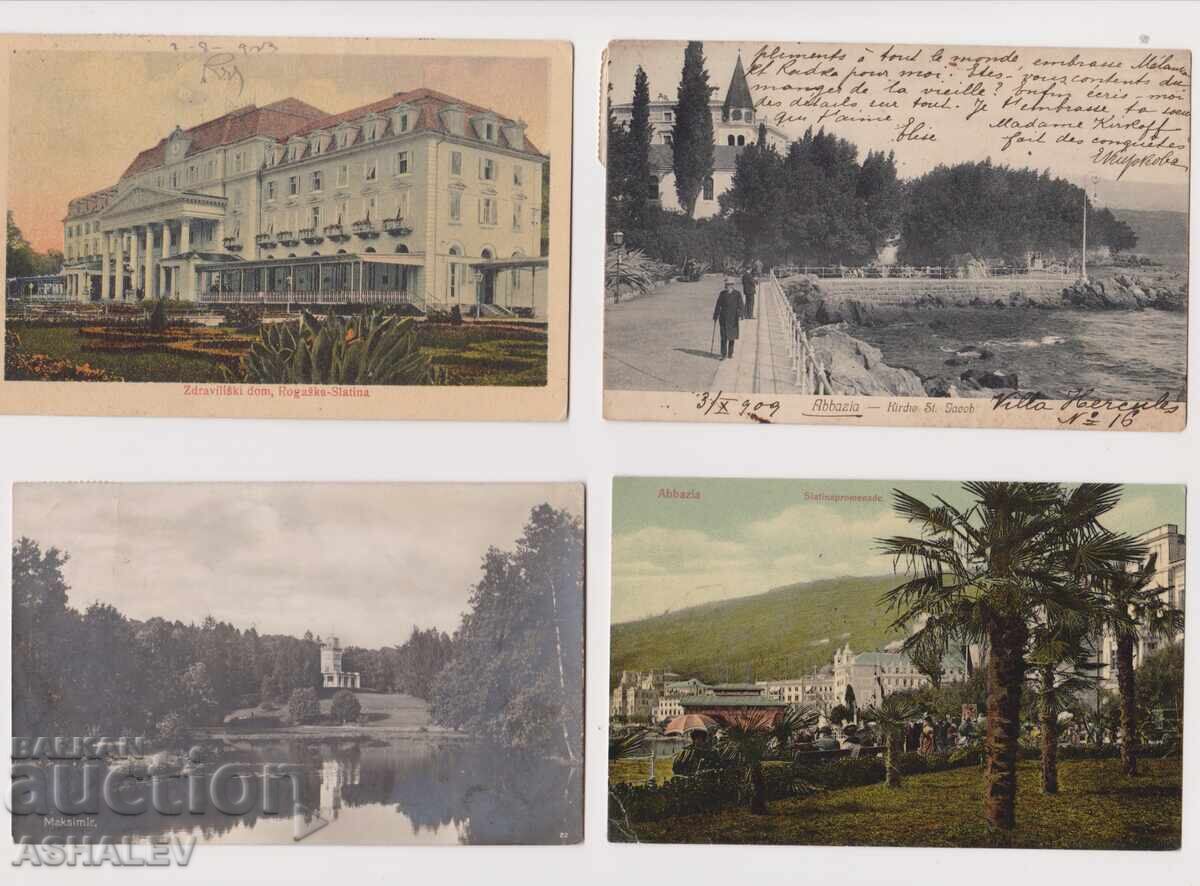 Yugoslaviya 1909-25 4 kar.pŭtuvali Yugoslaviya 1909-25 4 kar.pŭtuvali