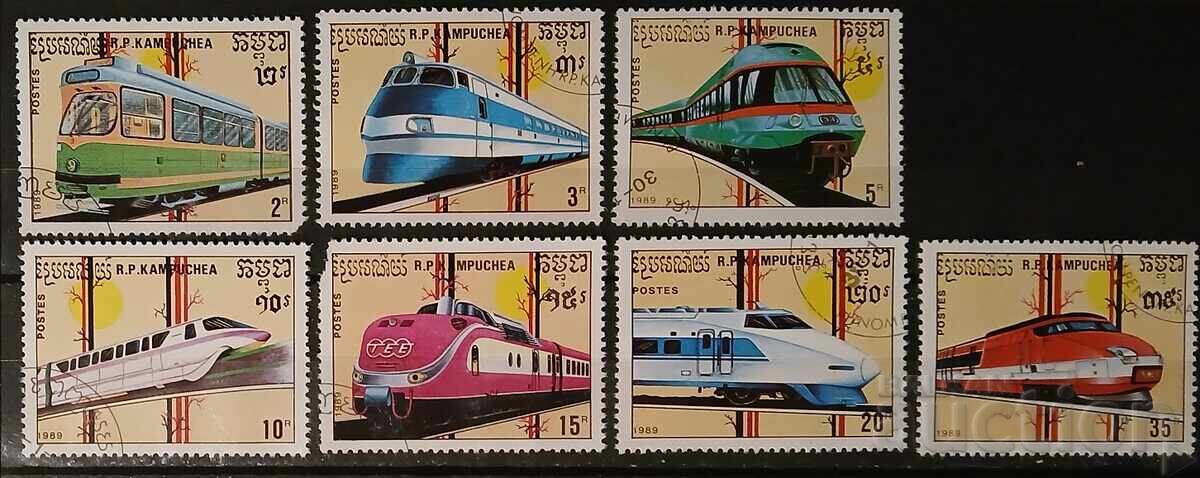 Камбоджа 1989 Локомотиви
