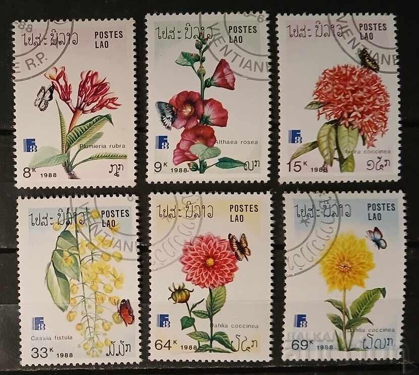 Лаос 1988 Флора/Цветя Лаос 1988 Флора/Цветя