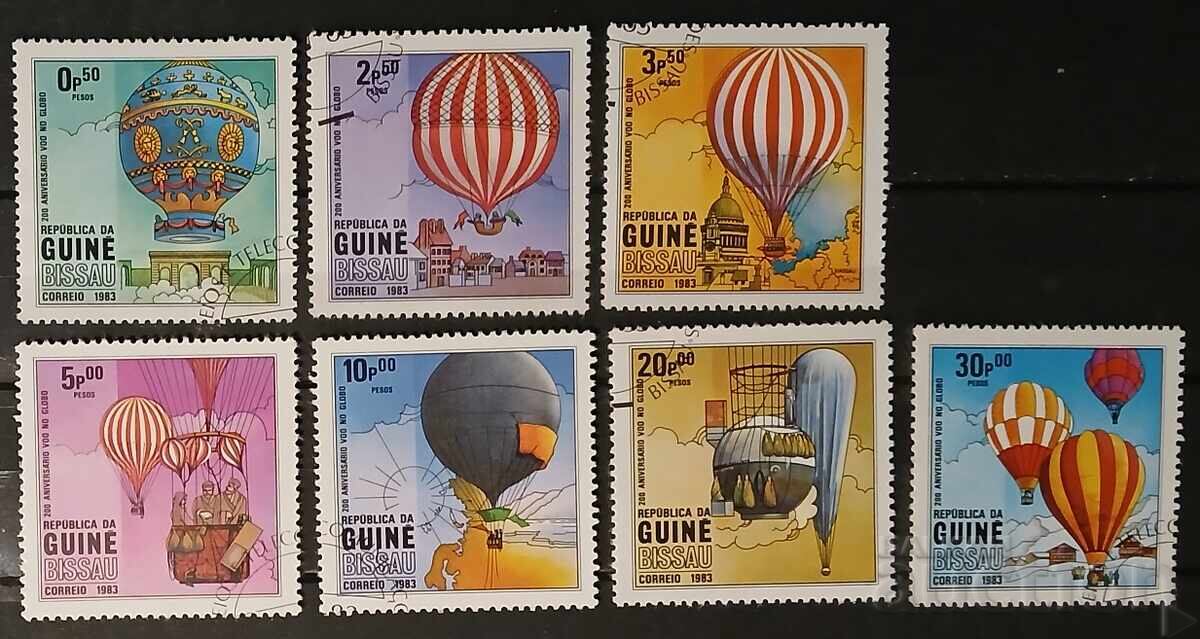 Guinea-Bissau 1983 Balloons/Airplanes