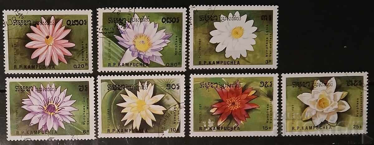 Камбоджа 1989 Флора/Цветя