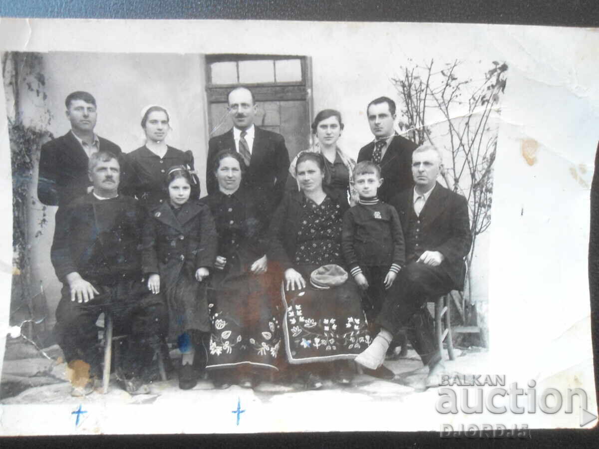 Old photo, village of Dylboki, 1938