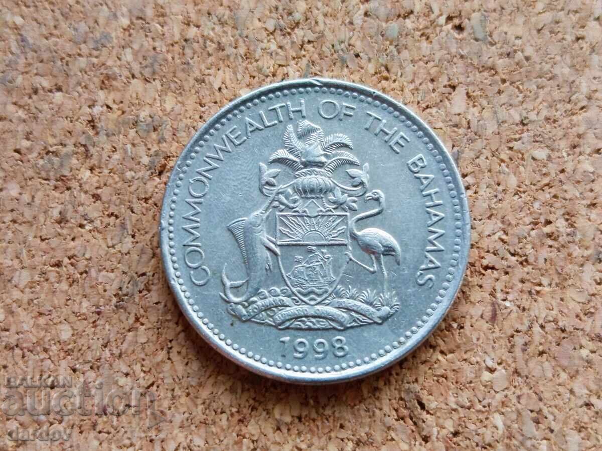Bahamas, 5 Cents 1998 with price € 0.80 | 1.56 BGN