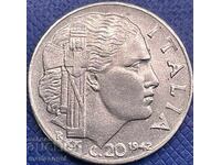 Ιταλία 20 λεπτά 1942