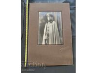 Φωτογραφία από χαρτόνι, αξιωματικός, κάπα, Ποστάλοφ, Τύρνοβο