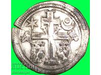 Hungary - Slovenia 1 denar Bela IV silver