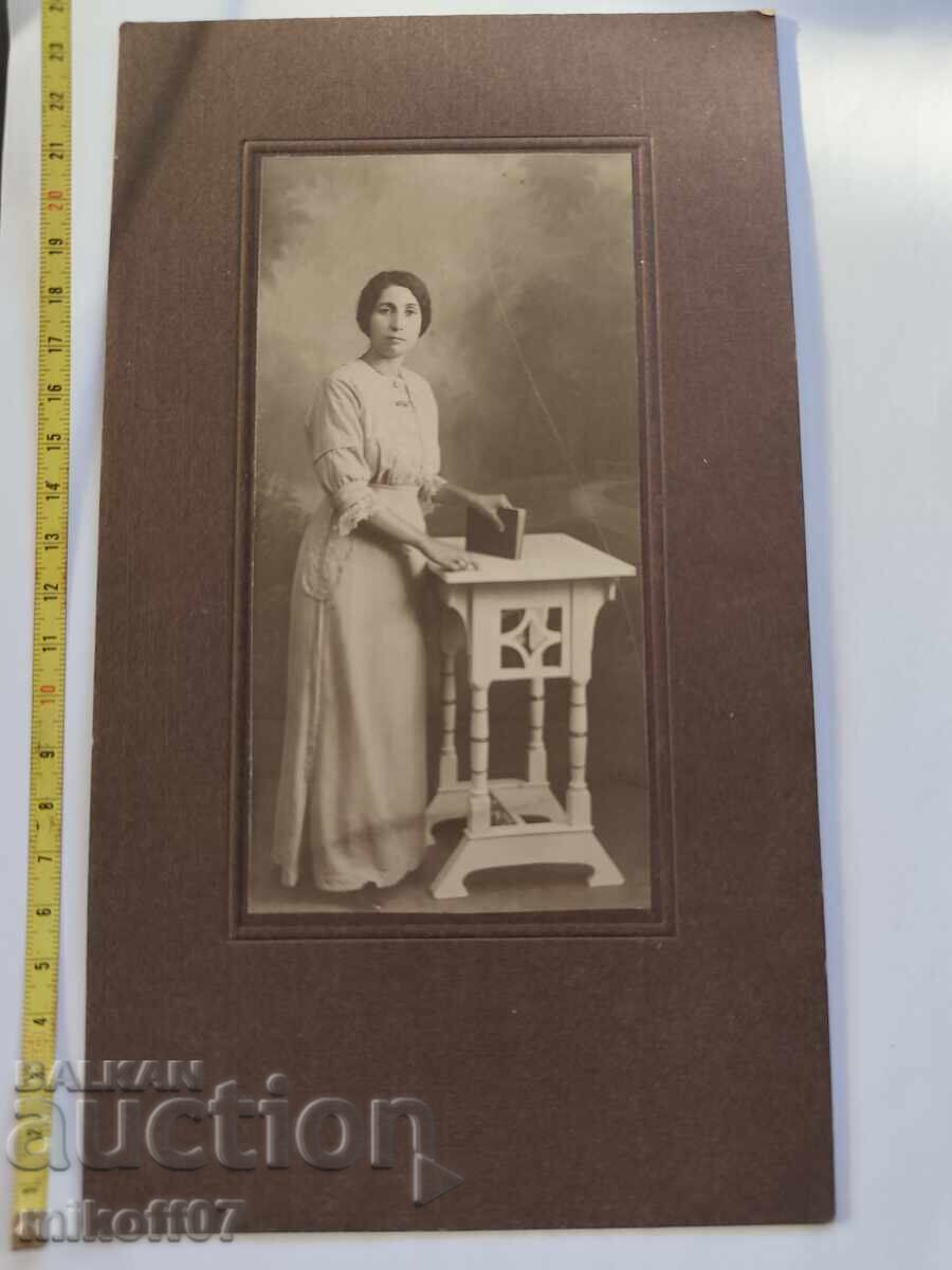 Fotografie pe carton A. Konstantinov Sviştov