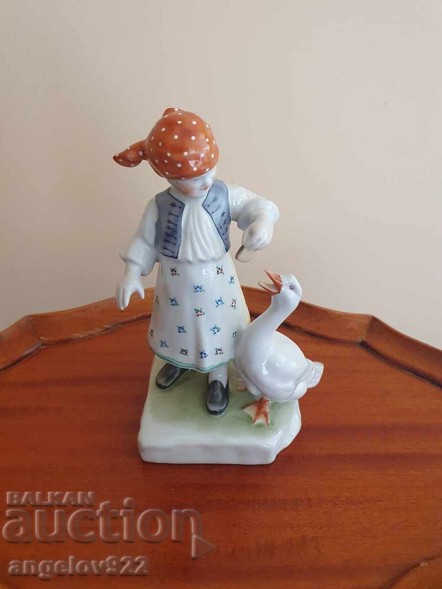Унгарска порцеланова фигура статуетка HEREND - 5
