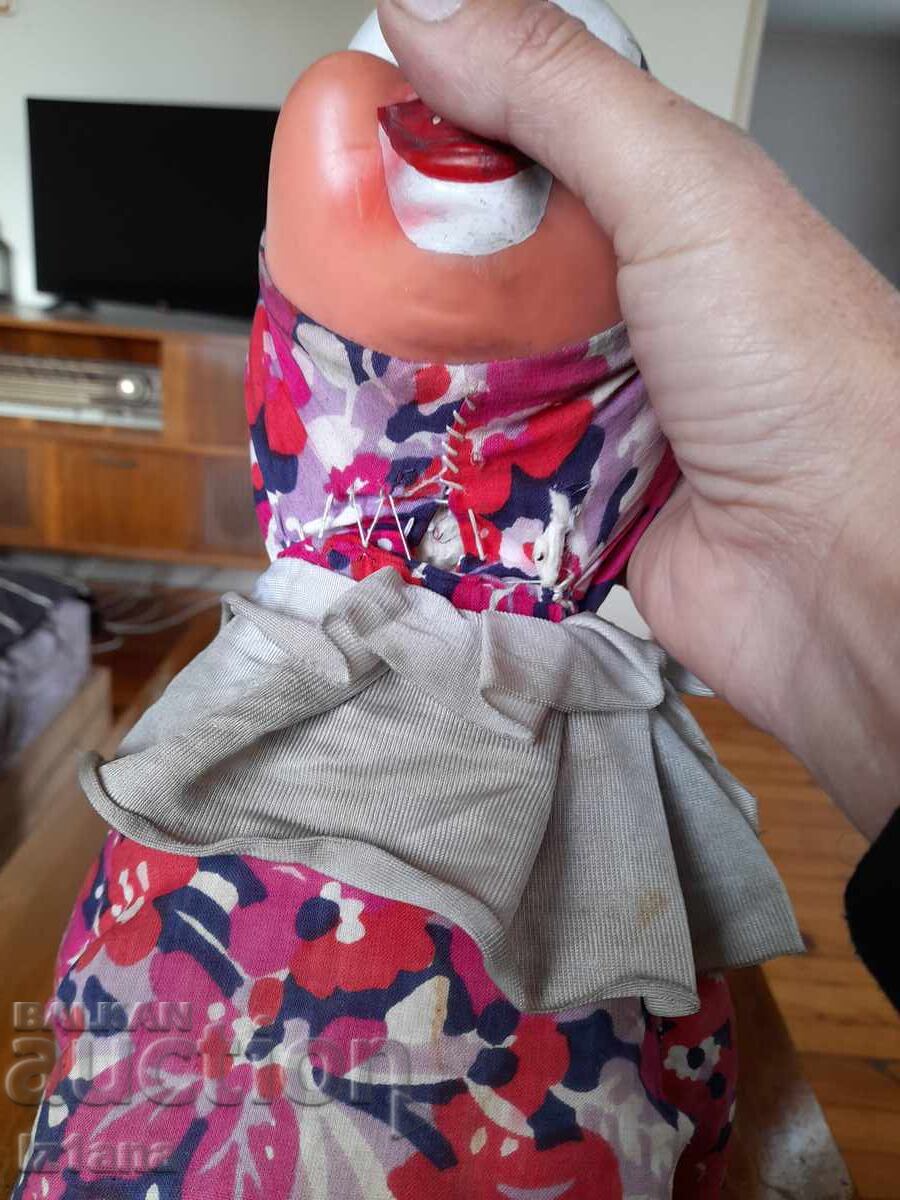 Păpușă veche, clovn - 5 Păpușă veche, clovn - 5