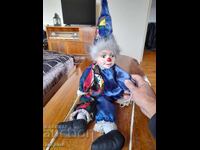 Păpușă veche, clovn