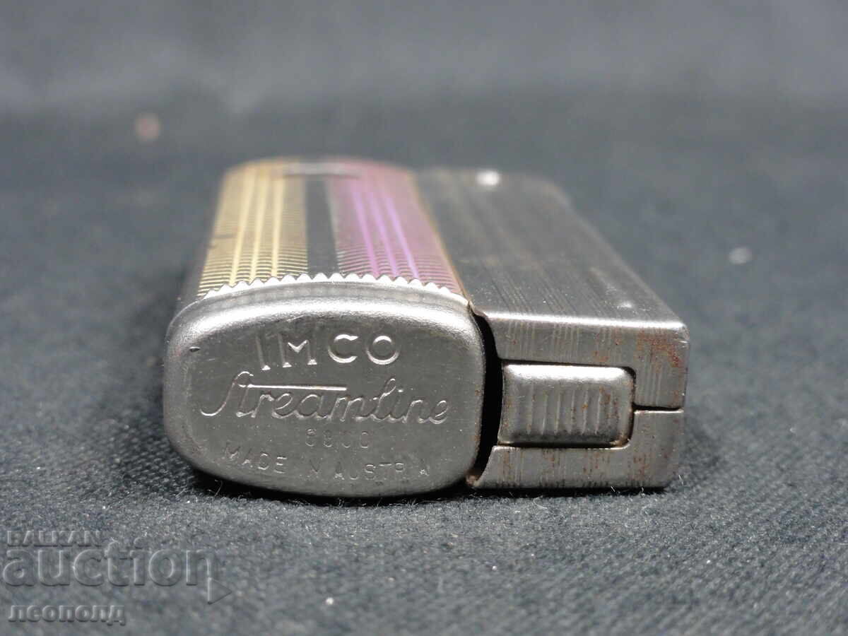 Livrarea VECHE Brichetă Pe Benzină RETRO IMCO STREAMLINE 6800 AUSTRIA