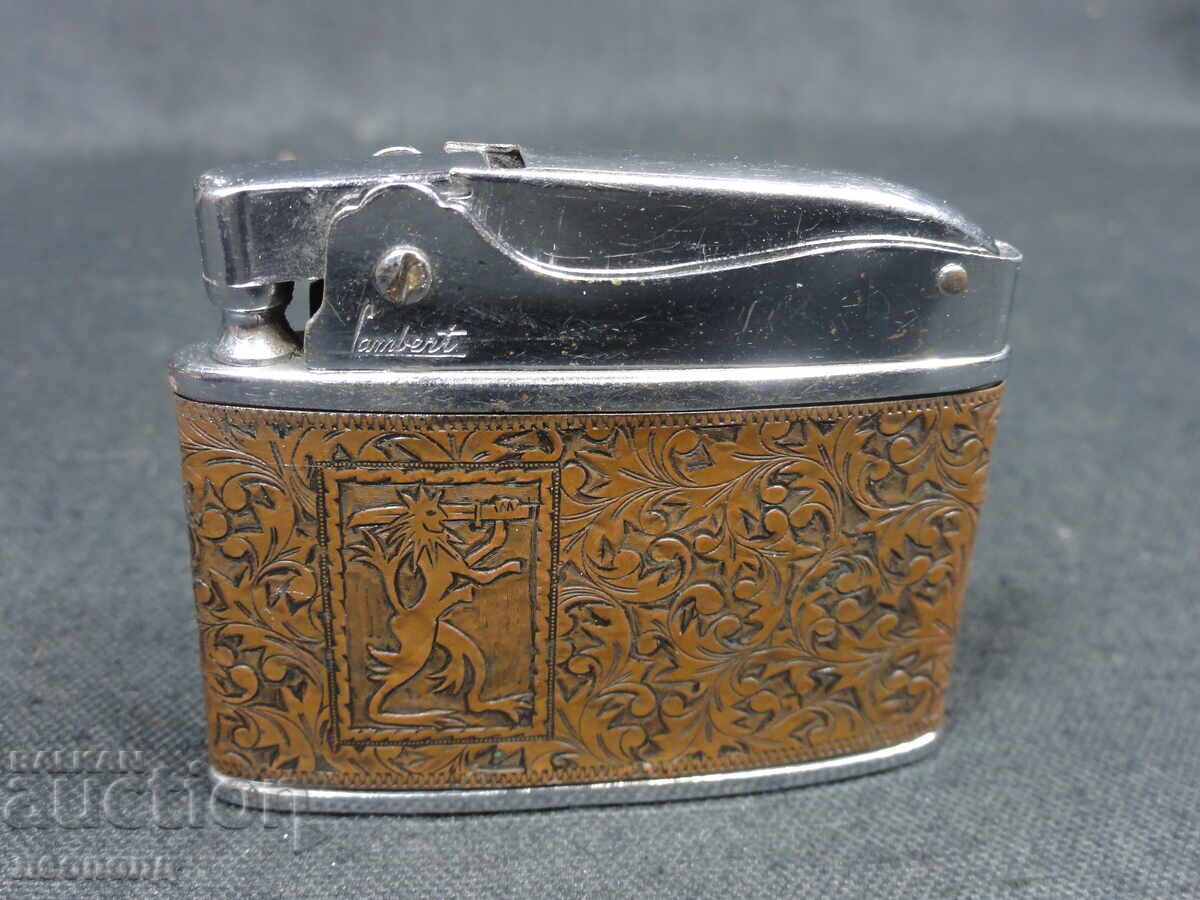 Brichetă retro veche pe benzină LAMBERT AUTOMATIC JAPAN - 7 Brichetă retro veche pe benzină LAMBERT AUTOMATIC JAPAN - 7