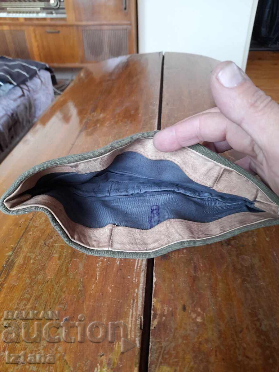 Delivery of Old military cap, hat