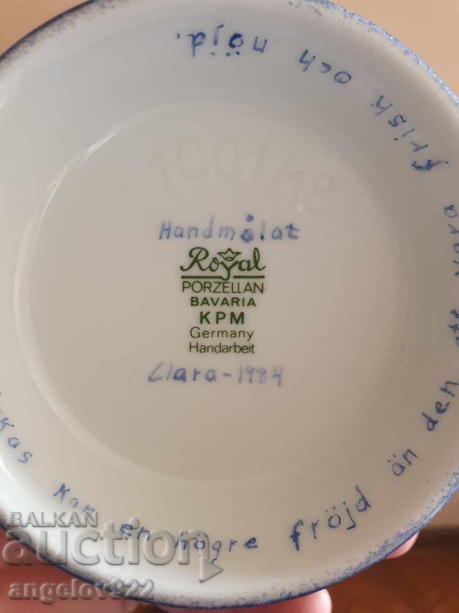 Βαυαρική πορσελάνινη θήκη κοσμημάτων ROYAL KPM - 7