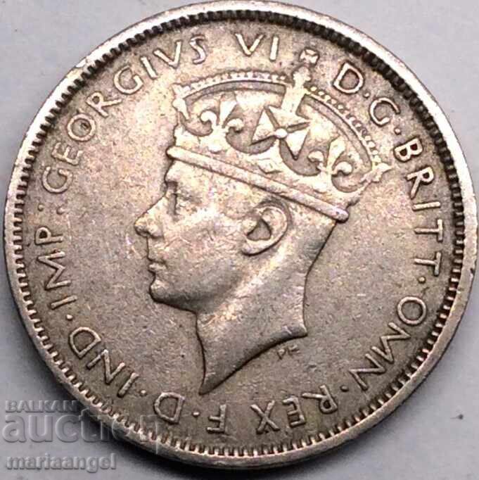 3 pence 1940 West Africa George VI - 6