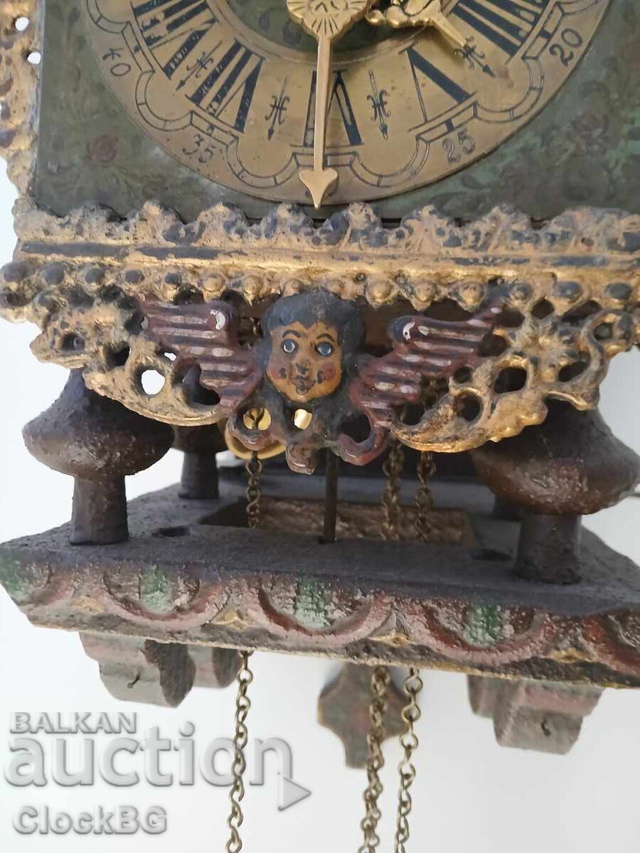 Licitație Ceas de perete tip scaun, anul 1878 Licitație Ceas de perete tip scaun, anul 1878