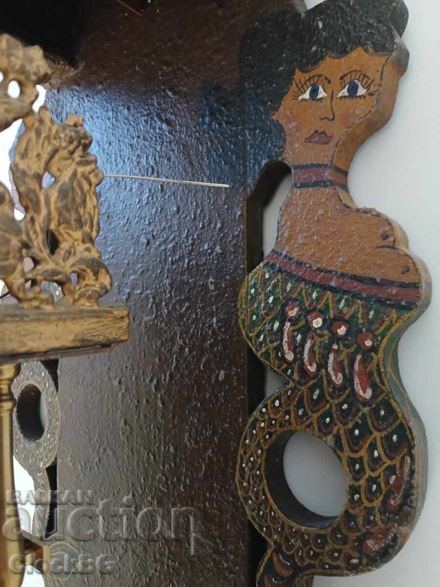 Ceas de perete tip scaun, anul 1878 - 5 Ceas de perete tip scaun, anul 1878 - 5