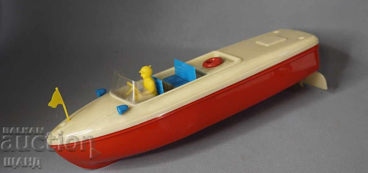 PREFO Old German plastic toy model boat with box with price € 12.40 | 24.25 BGN