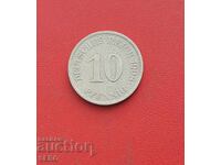 Γερμανία-10 pfennigs 1908 E-Muldenhüten