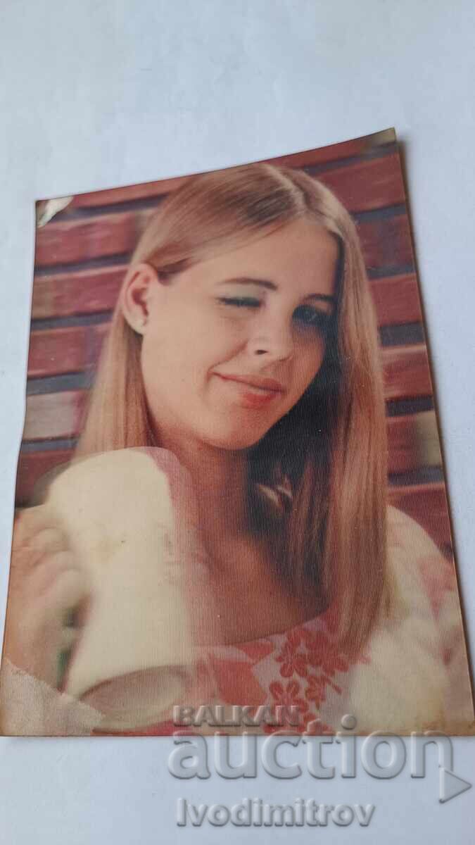 Stereo Card Winking Maiden Toppan Made in Japan with price € 1.35 | 2.64 BGN