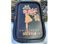 TAVĂ METALICĂ VECHE NESTLE NESTLE CHOCOLAT