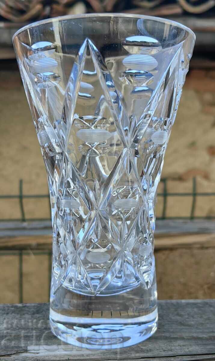 OLD CRYSTAL GLASS VASE with price € 13.00 | 25.43 BGN