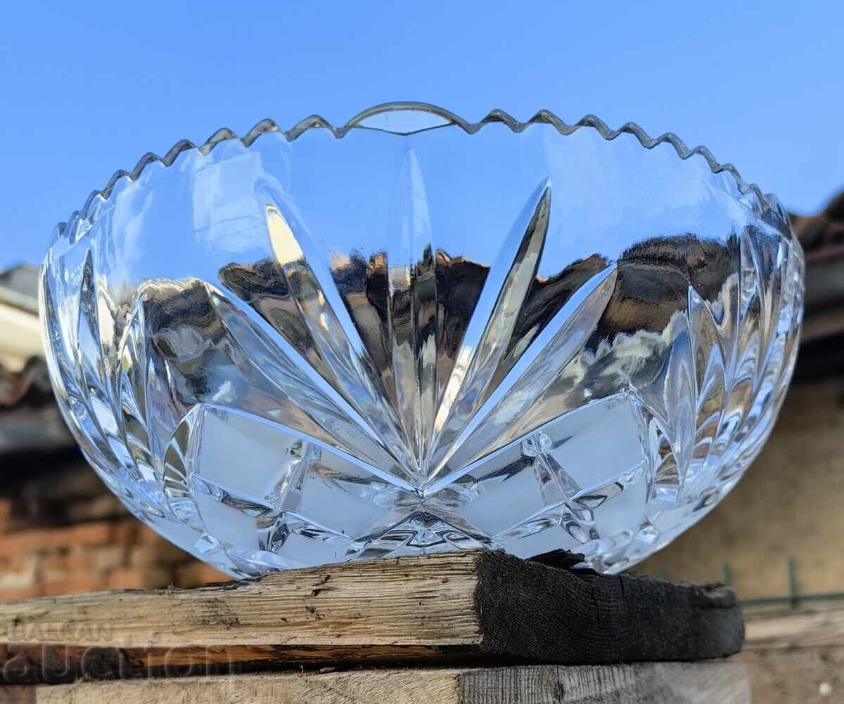 Доставка на СТАРА КРИСТАЛНА КУПА ФРУКТИЕРА Доставка на СТАРА КРИСТАЛНА КУПА ФРУКТИЕРА