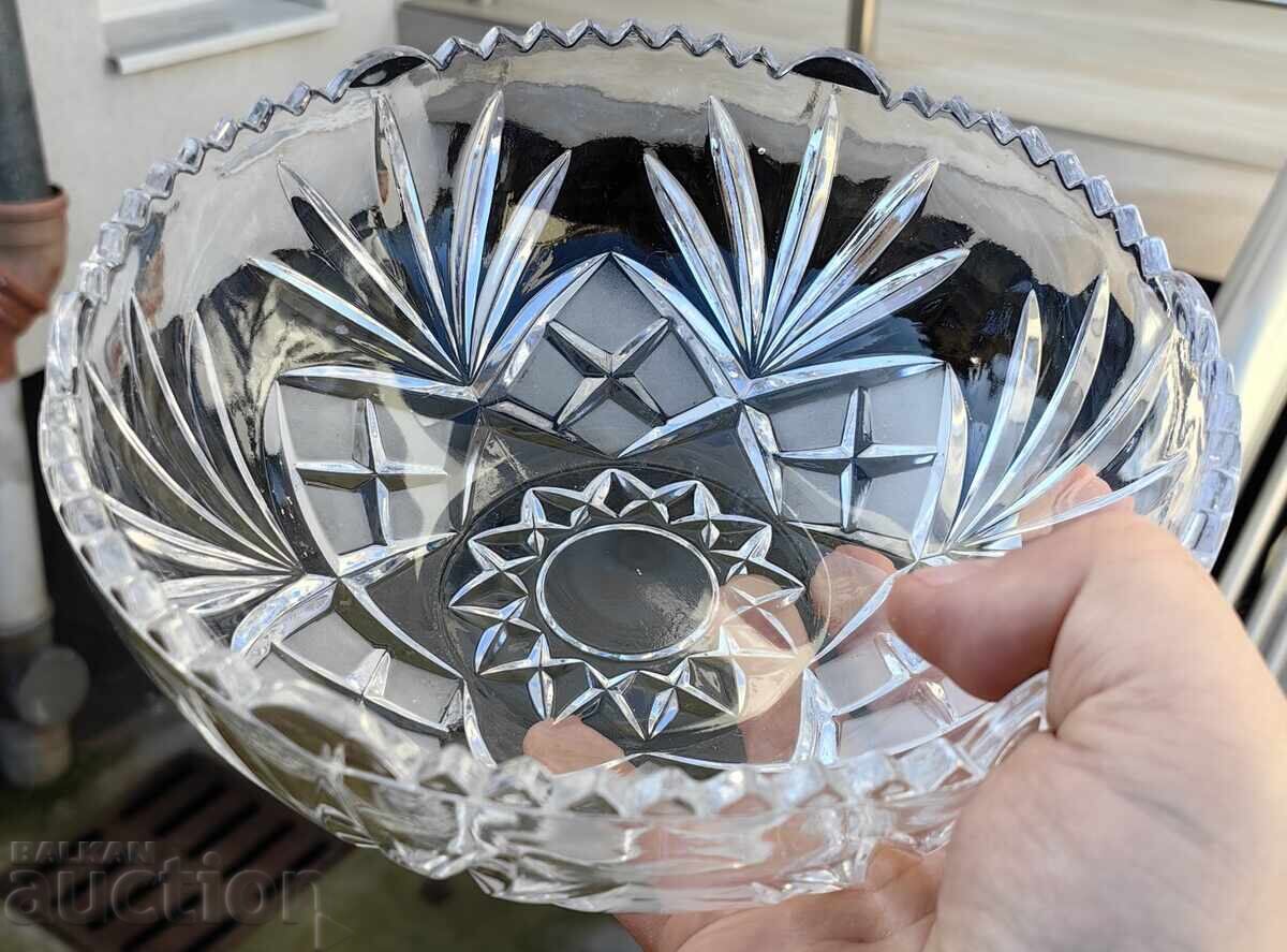 СТАРА КРИСТАЛНА КУПА ФРУКТИЕРА СТАРА КРИСТАЛНА КУПА ФРУКТИЕРА