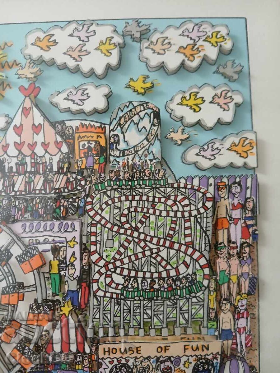 James Rizzi _The Big Apple is Big on Coney Island - 6