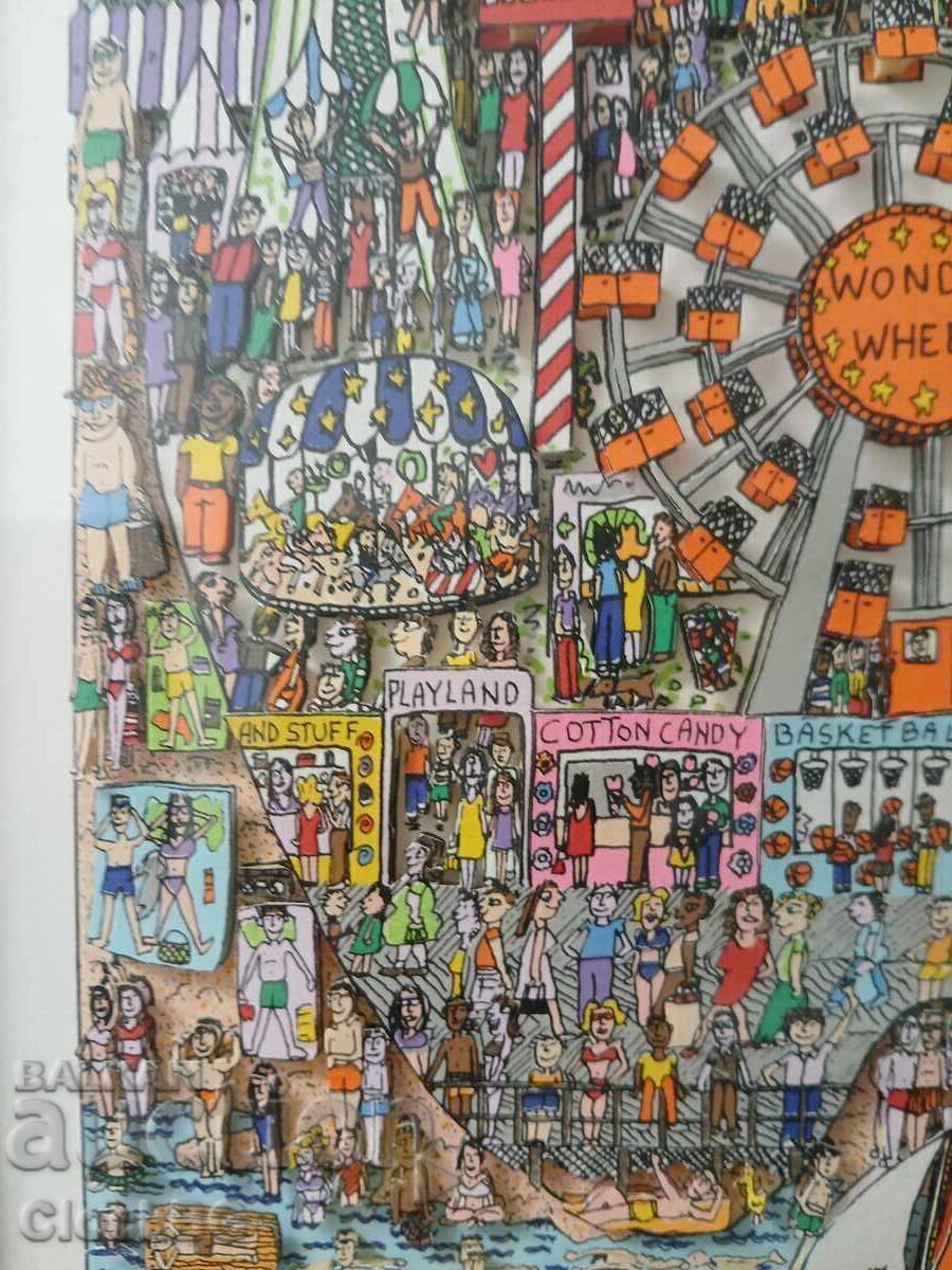 James Rizzi - The Big Apple is Big on Coney Island - 7