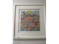 James Rizzi _The Big Apple is Big on Coney Island
