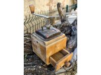 MOARĂ VECHE DE MĂCINAT, NEFUNCȚIONALĂ, PENTRU DECOR INTERIOR, DECOR