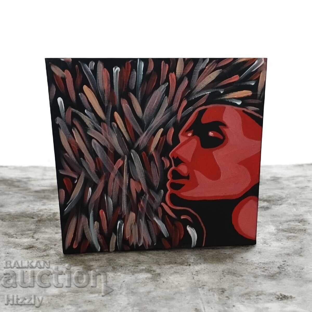 Tablou intitulat "Zgomot interior"