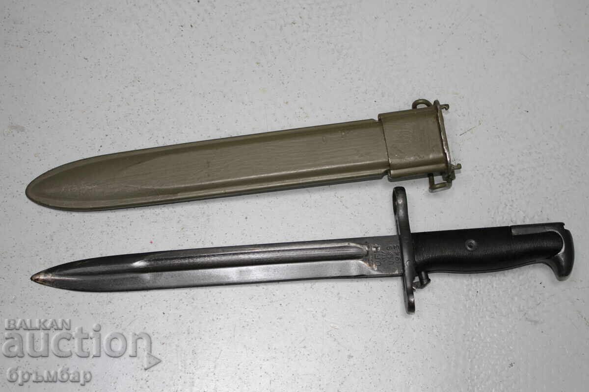 American M1 bayonet for Garand rifle 1943 American M1 bayonet for Garand rifle 1943