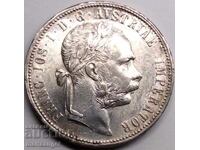 Austria 1 Florin 1880 Franz Joseph Silver