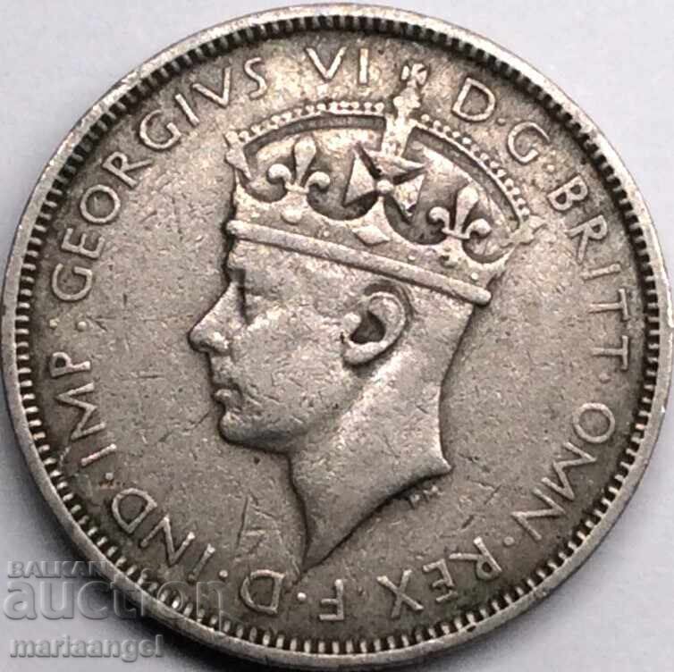 Британска Западна Африка 3 пенса 1938 сребро с цена € 9.59 | 18.76 лв.