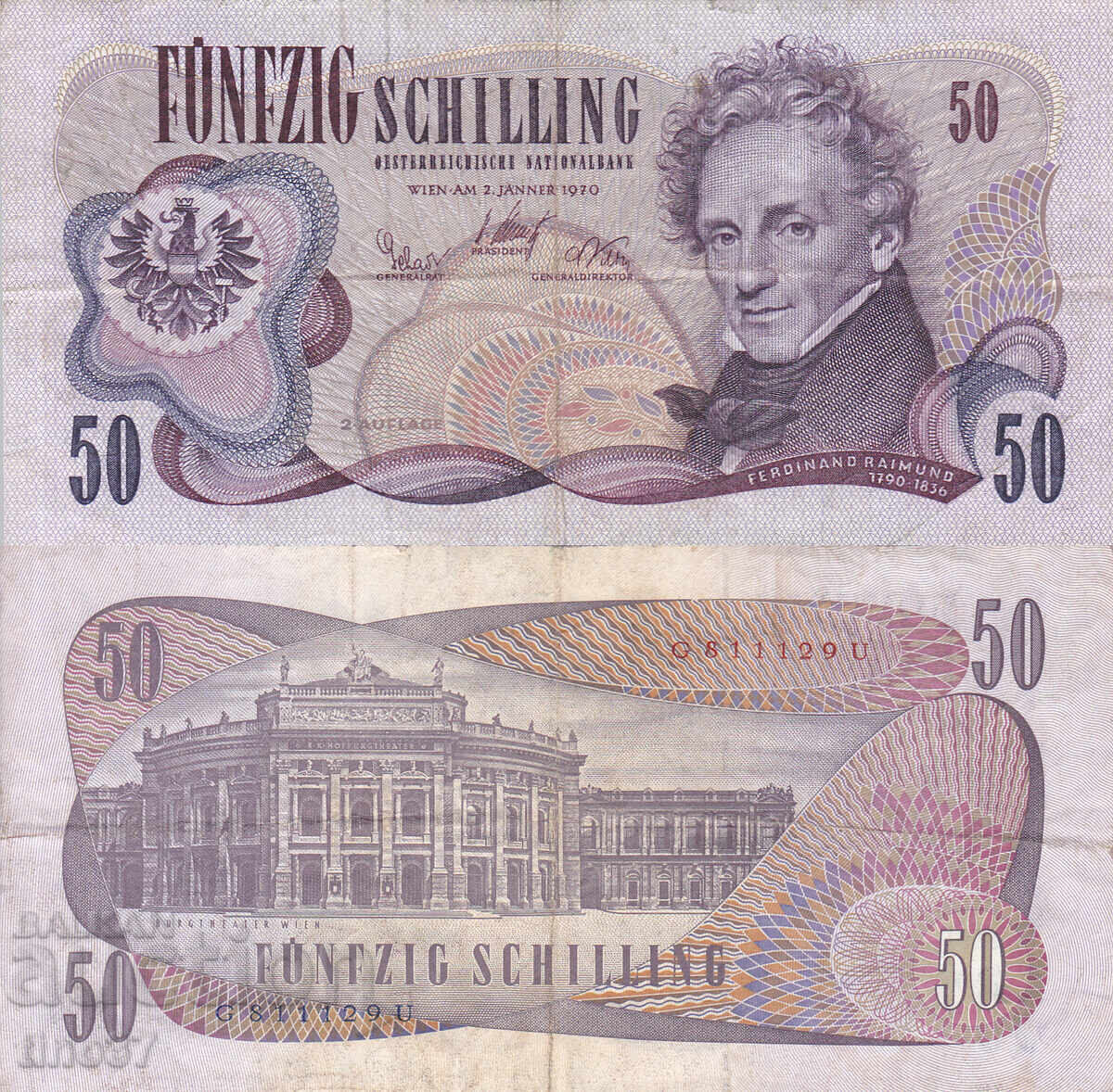 tino37- ΑΥΣΤΡΙΑ - 50 ΣΕΛΙΓΓΙΑ - 1970 - F+ tino37- ΑΥΣΤΡΙΑ - 50 ΣΕΛΙΓΓΙΑ - 1970 - F+