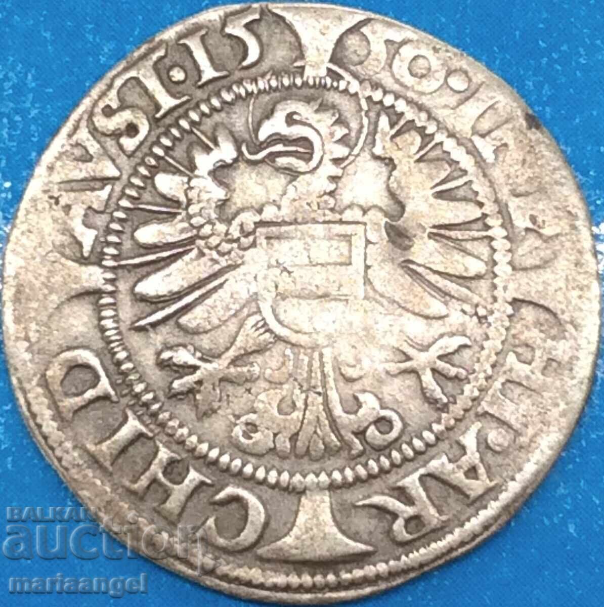 Δημοπρασία Αυστρία 3 κρόιτσερ 1550 Αετός με 1 κεφαλή Φερδινάνδος