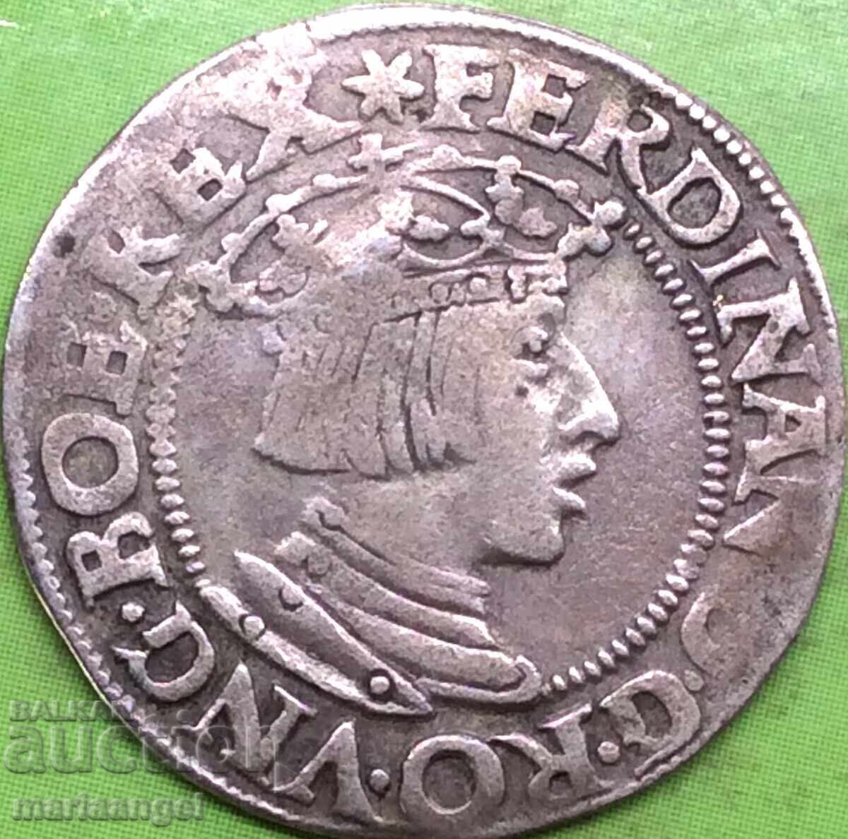 Αυστρία 3 κρόιτσερ 1550 Αετός με 1 κεφαλή Φερδινάνδος - 6