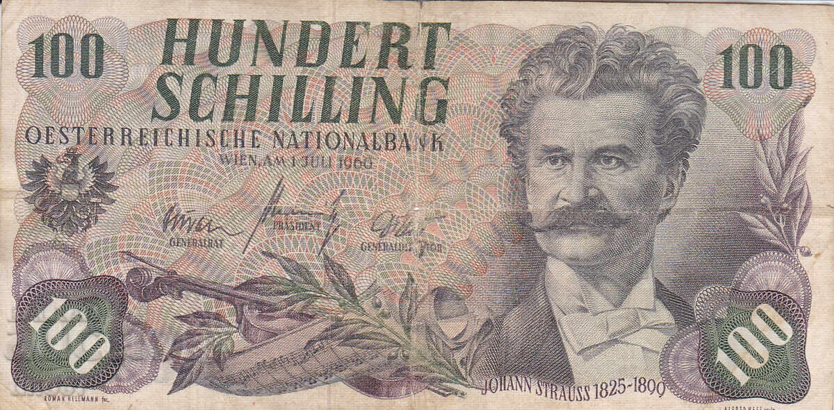 tino37 - AUSTRIA - 100 ȘILINGI - 1960 cu preț € 11.90 | 23.27 BGN