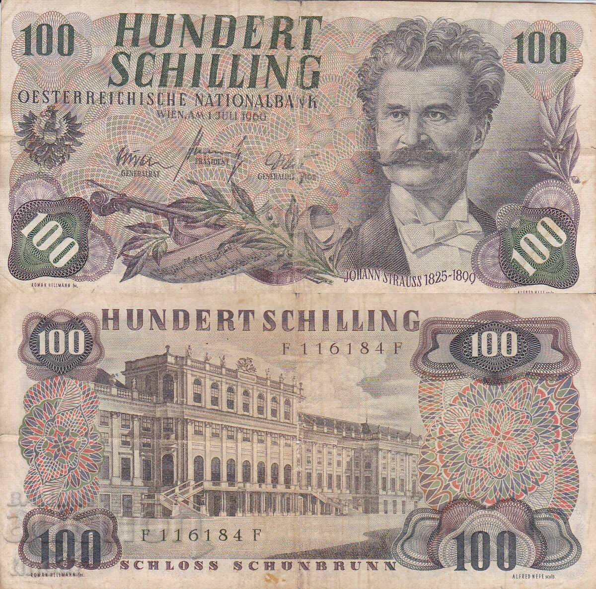 tino37 - AUSTRIA - 100 ȘILINGI - 1960