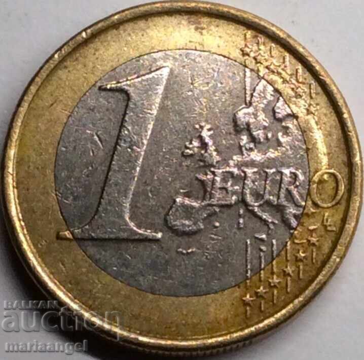1 Euro 2011 Belgia bimetalică - rară cu preț € 2.00 | 3.91 BGN