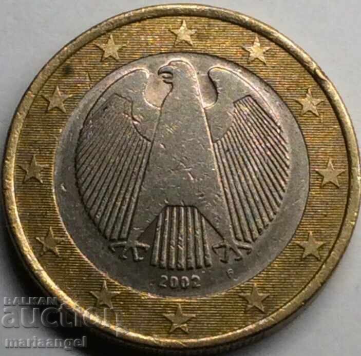 Auction  1 Euro 2002 Germany Bimetallic